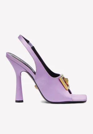 110 Medusa Crystal-Embellished Sandals