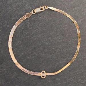 14k Gold   Diamond Station Bracelet