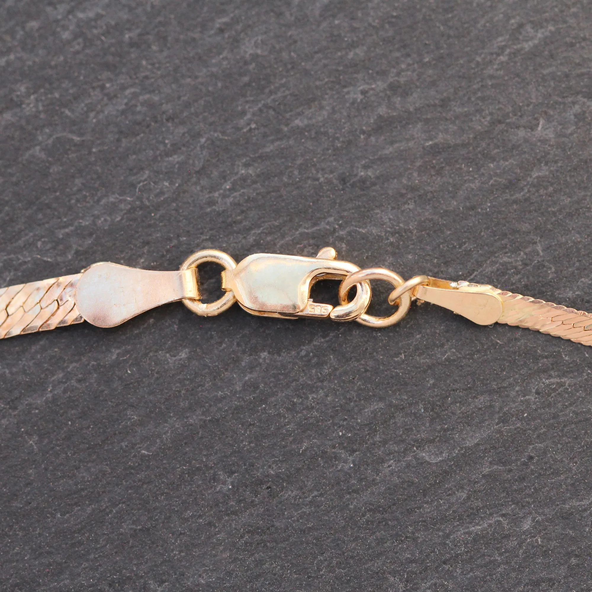 14k Gold   Diamond Station Bracelet
