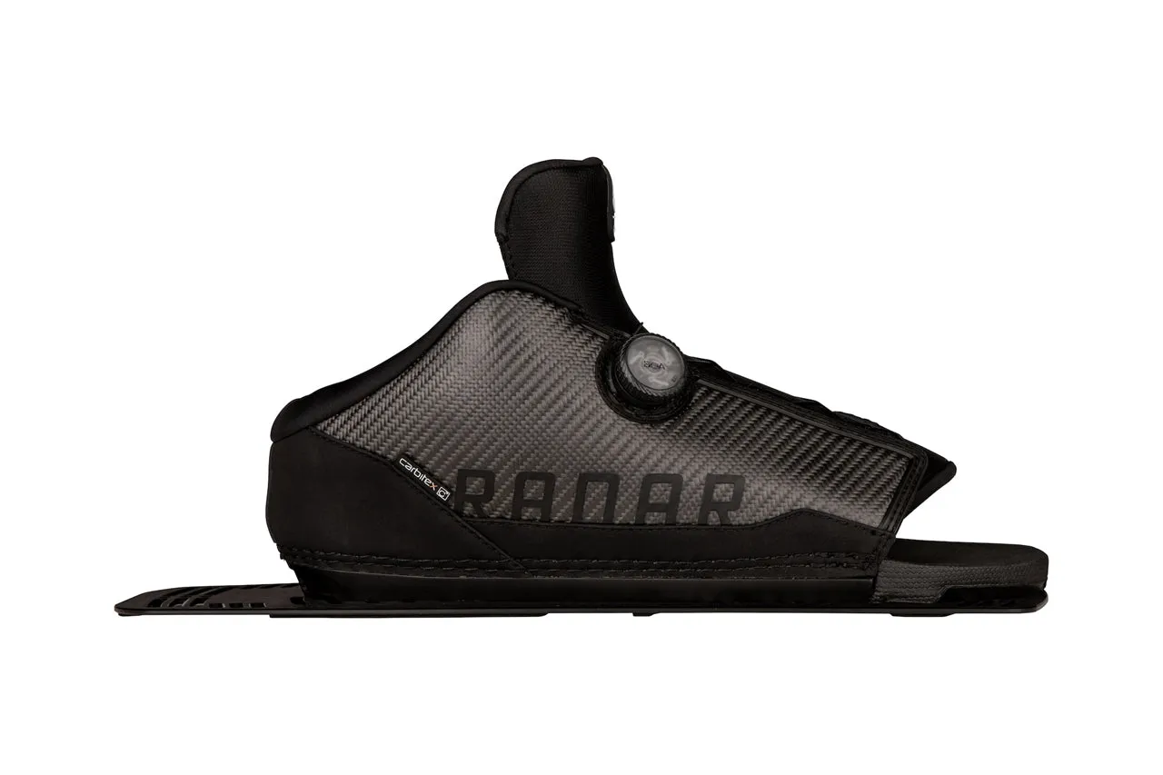 2025 Radar Carbitex Vector Boa HRT Water Ski Binding - Aluminum Plate