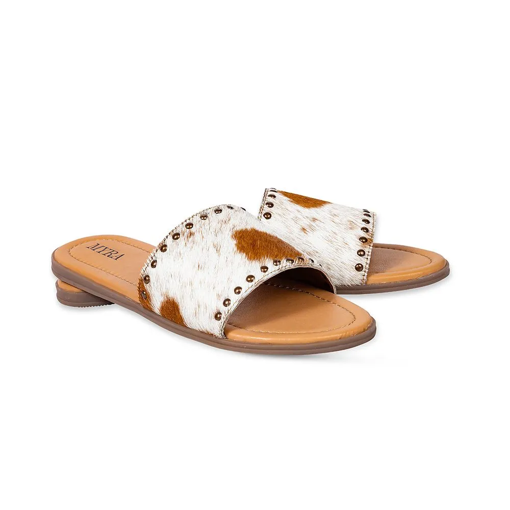 40% Off - MYRA Cowhide Leather Sandals