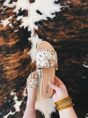 40% Off - MYRA Cowhide Leather Sandals