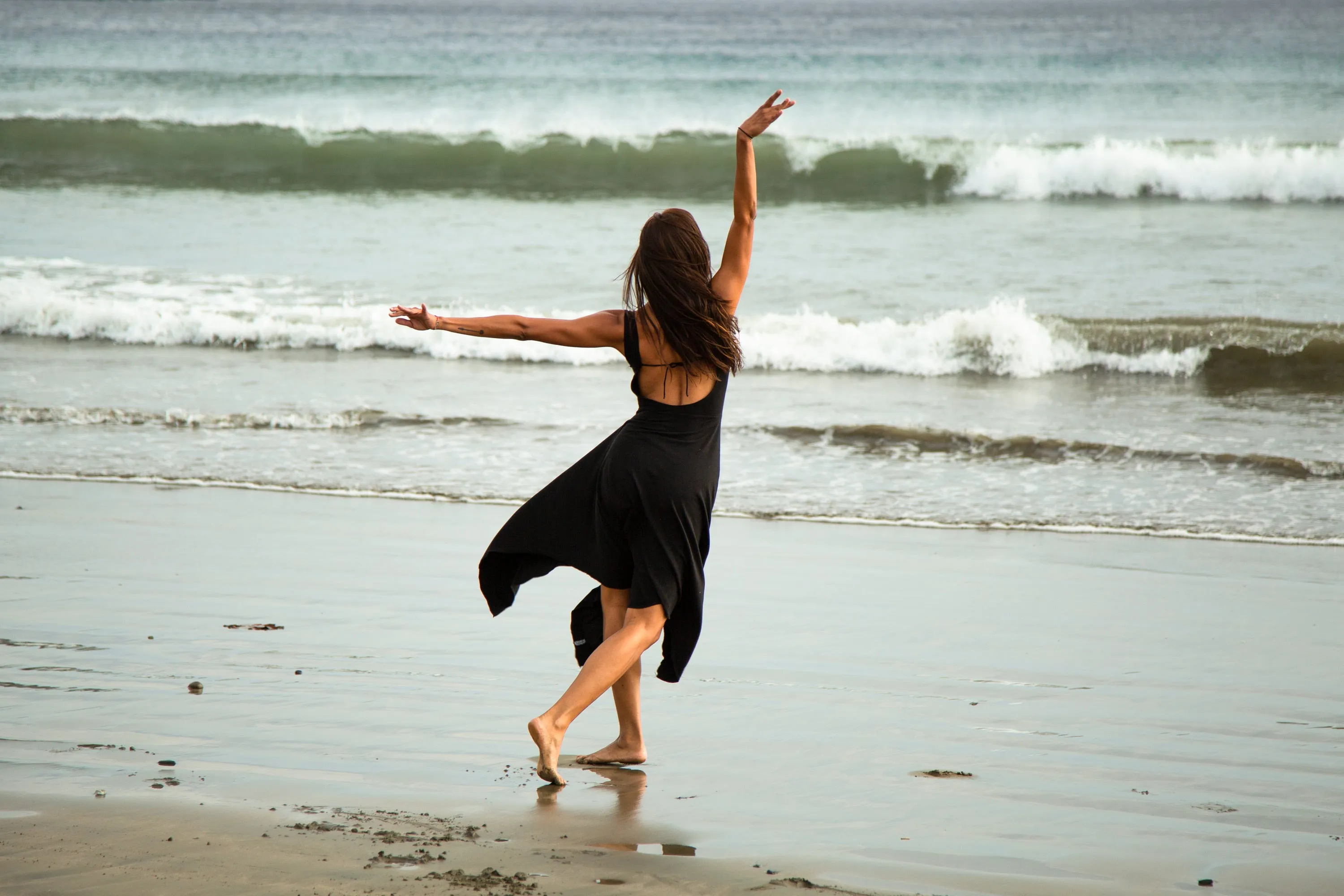 5 Rhythms Dance Dress | Black Dance Dress