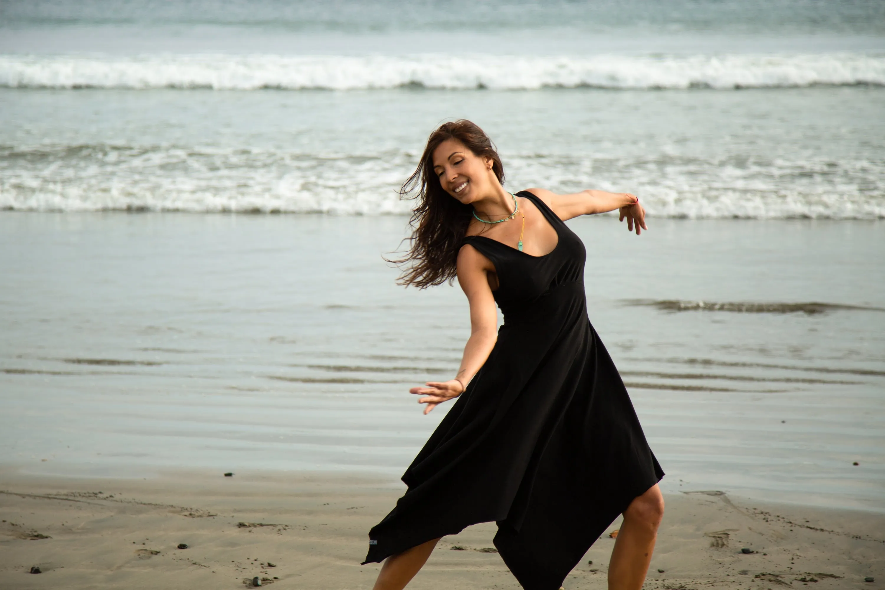 5 Rhythms Dance Dress | Black Dance Dress