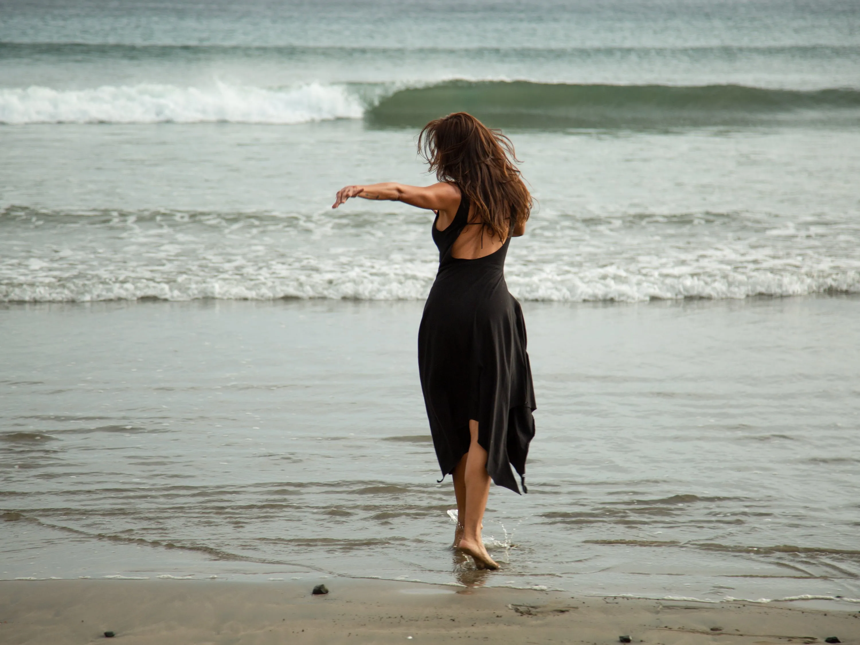 5 Rhythms Dance Dress | Black Dance Dress