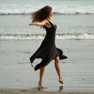 5 Rhythms Dance Dress | Black Dance Dress