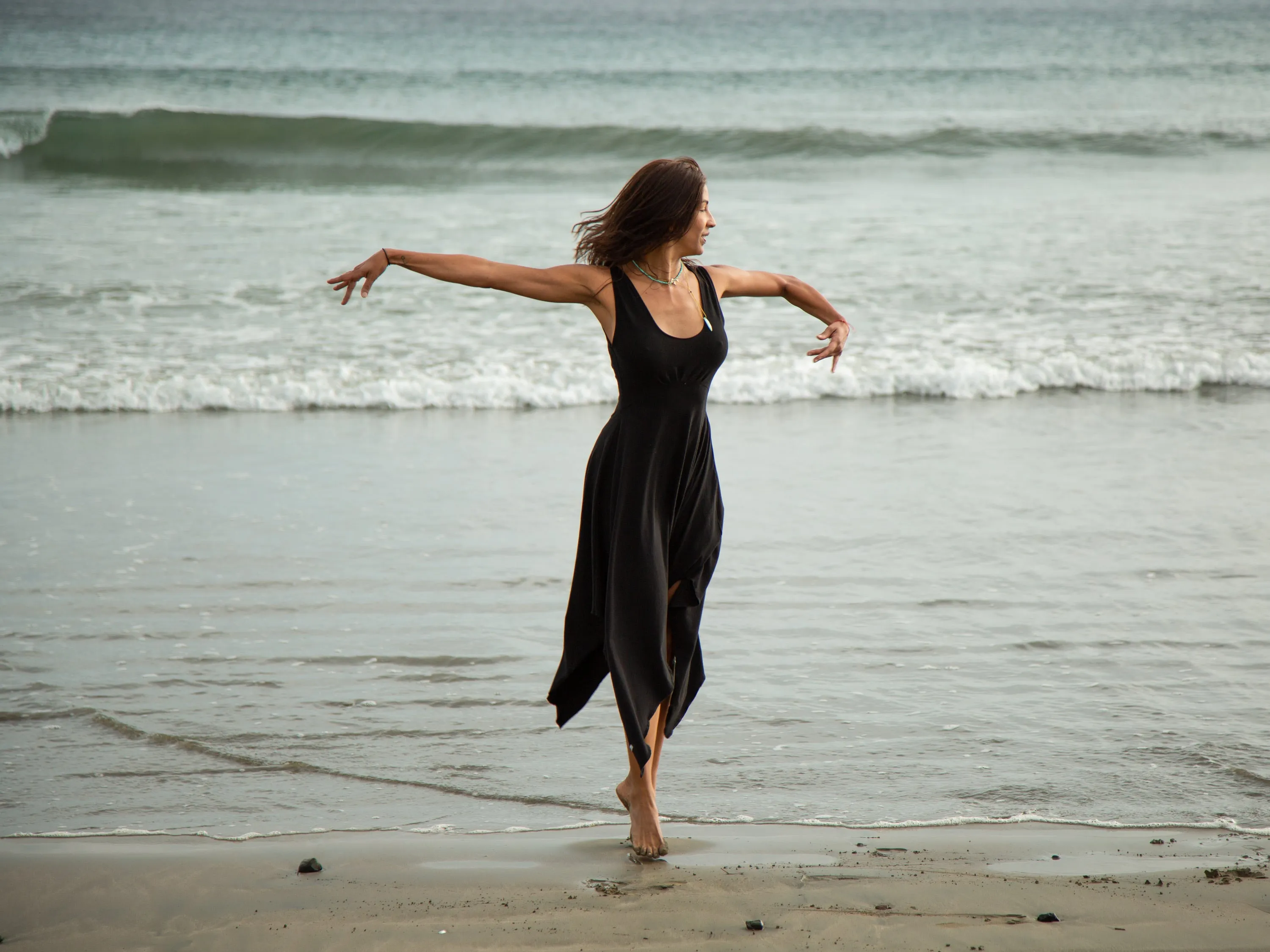5 Rhythms Dance Dress | Black Dance Dress