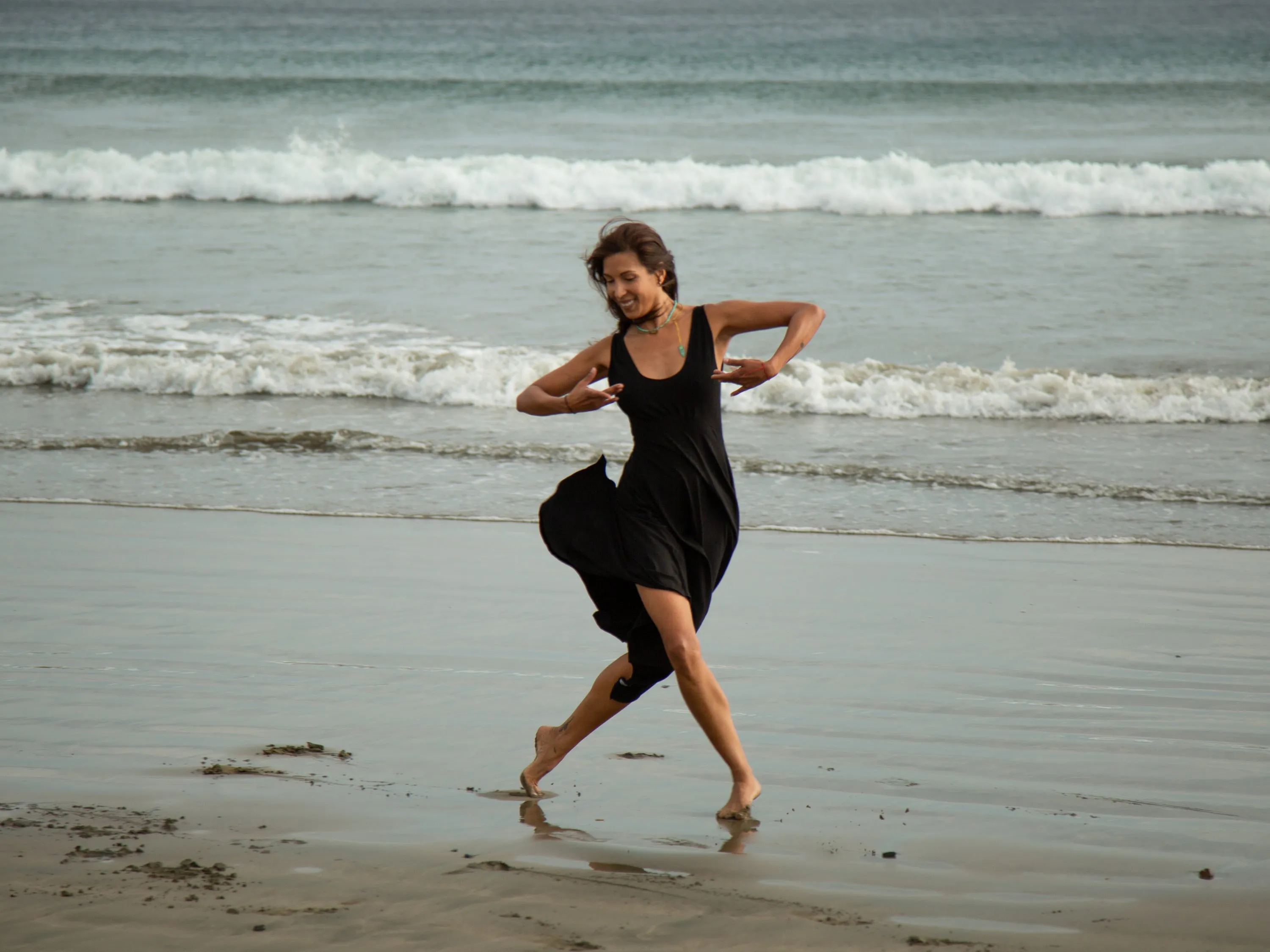 5 Rhythms Dance Dress | Black Dance Dress