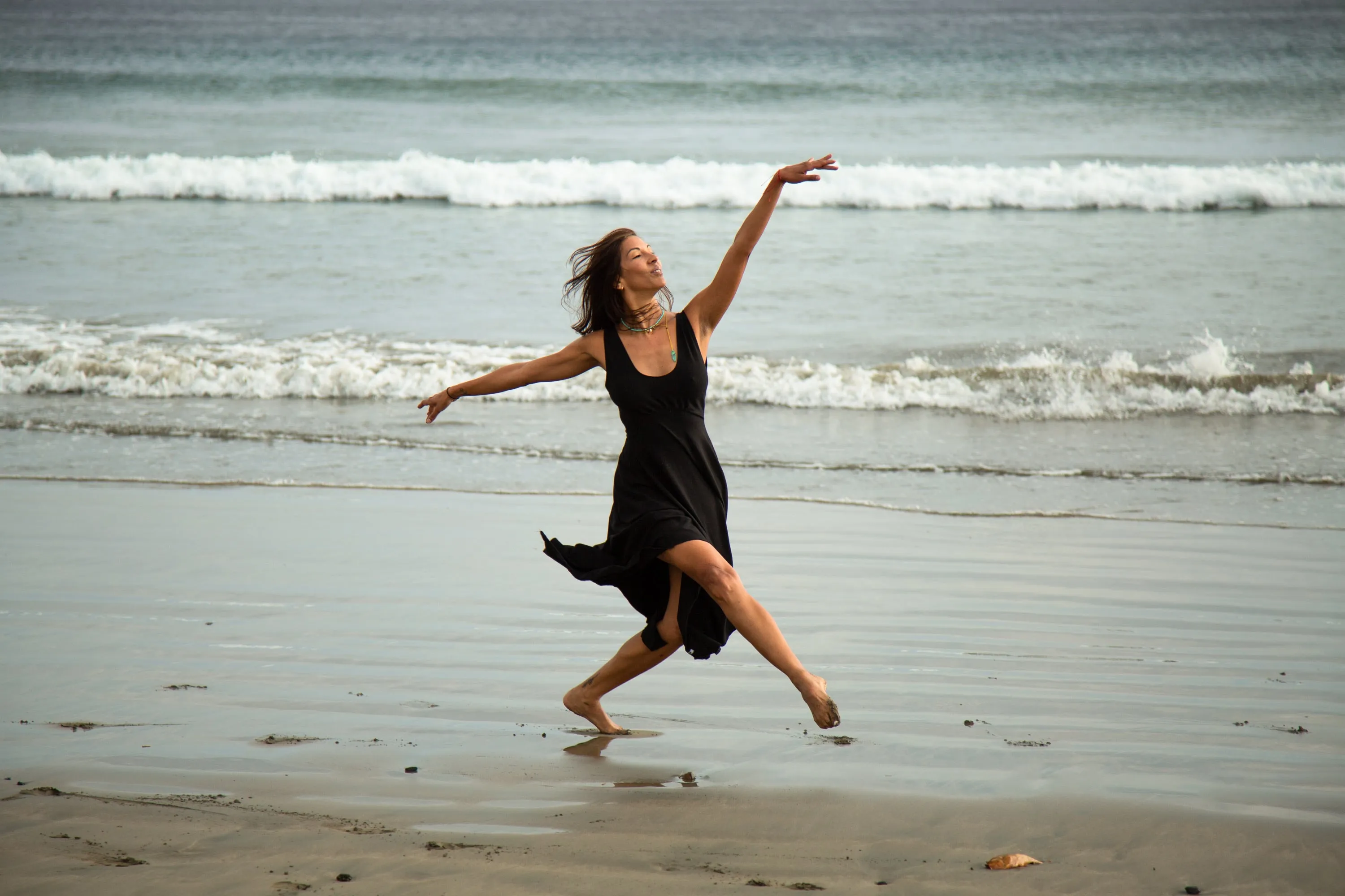 5 Rhythms Dance Dress | Black Dance Dress