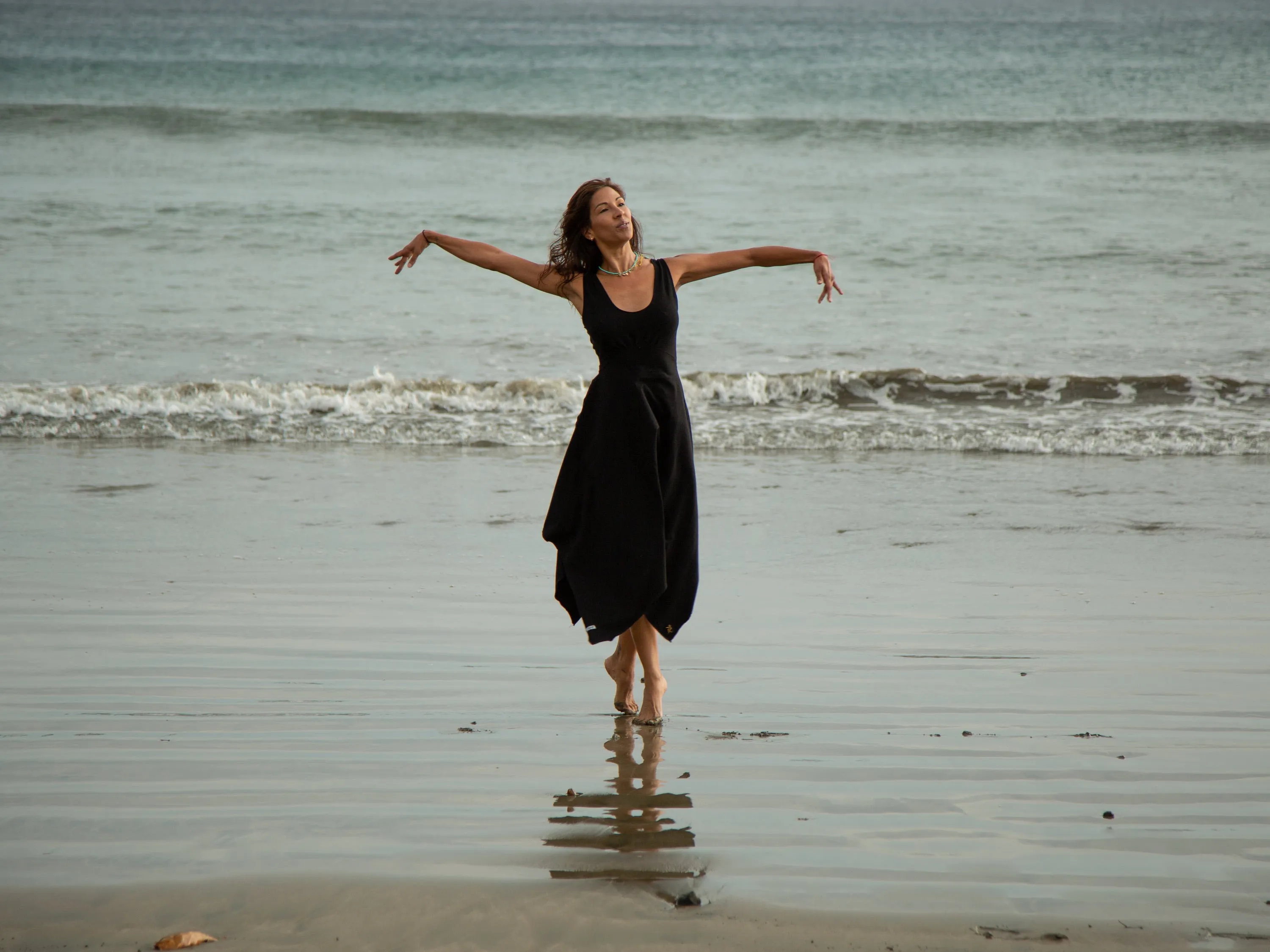 5 Rhythms Dance Dress | Black Dance Dress