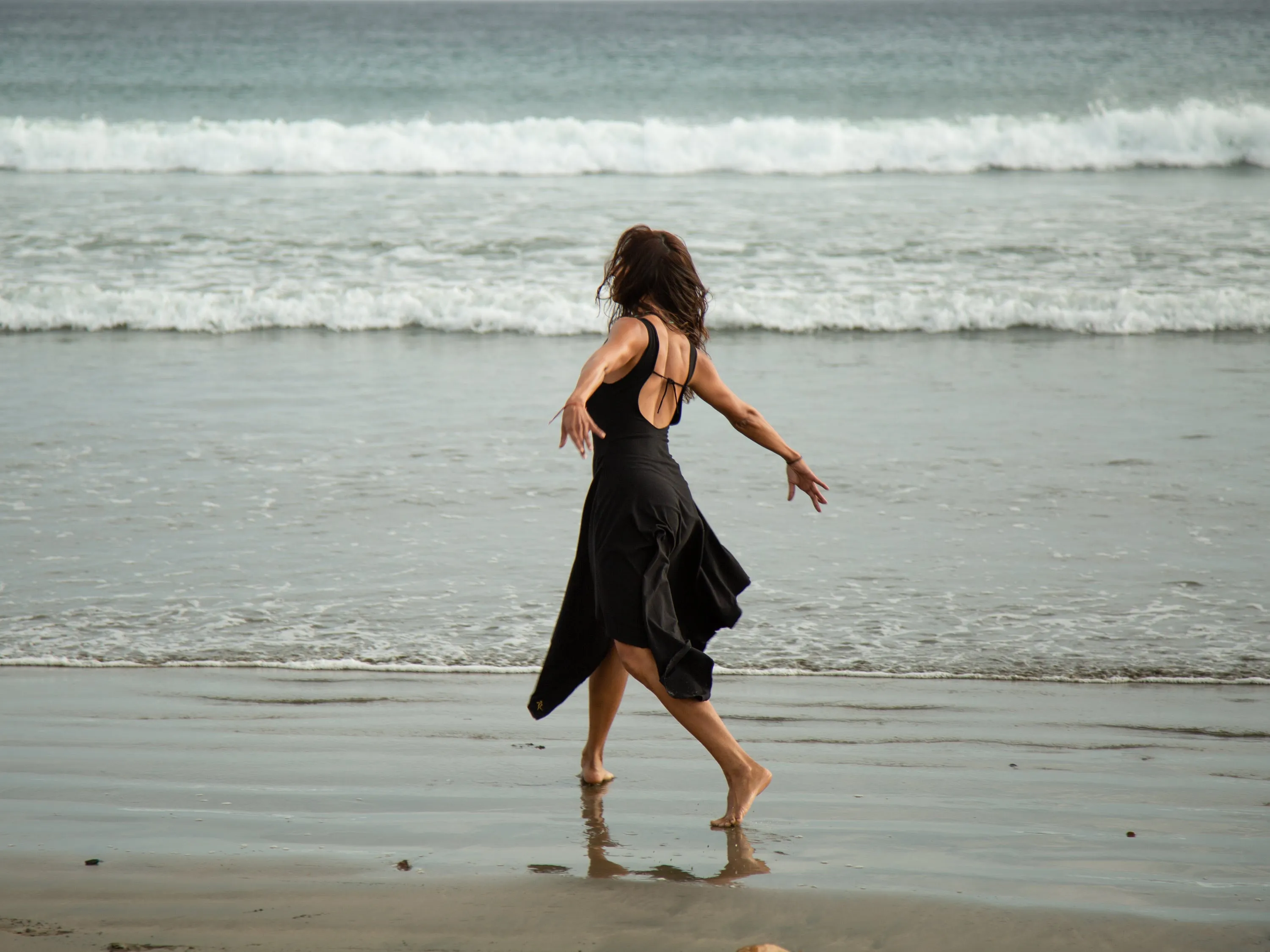 5 Rhythms Dance Dress | Black Dance Dress