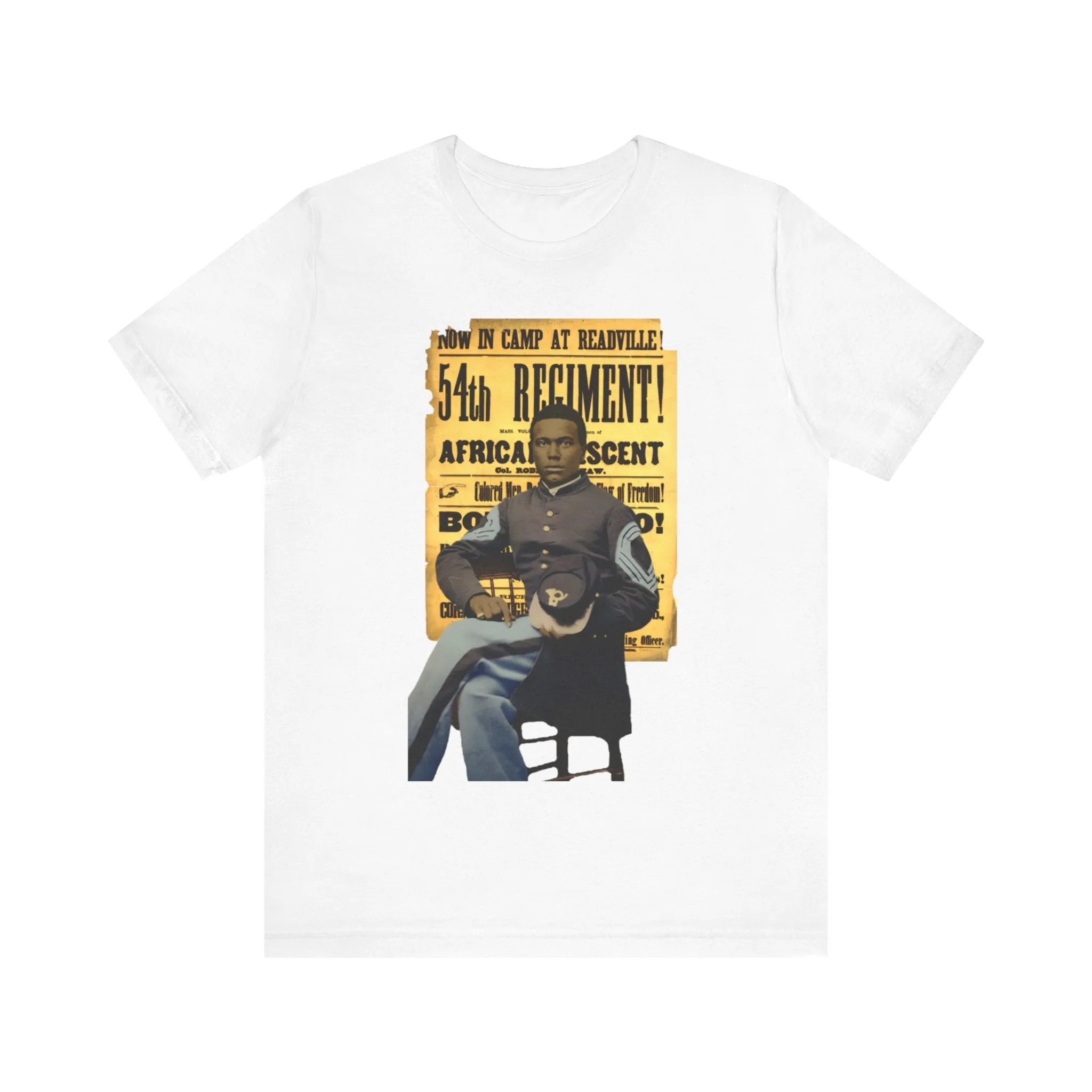 54th Mass: Unisex Jersey Short Sleeve Tee
