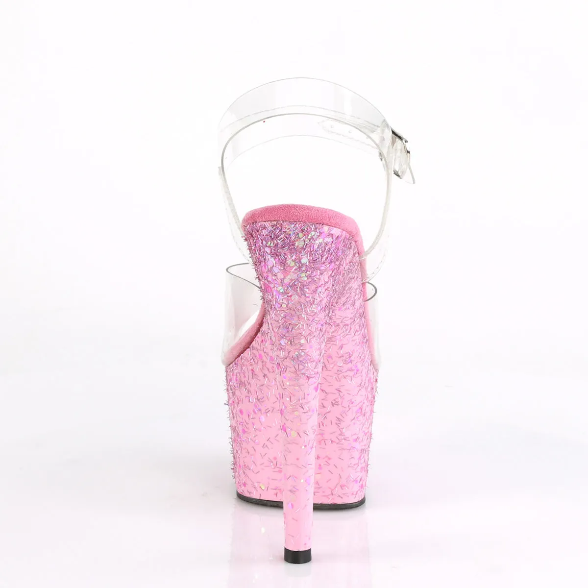 ADORE-708CF  Clear/Pink Confetti