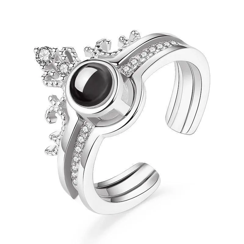 Amare™ 100 Languages "I LOVE YOU" Ring, Necklace