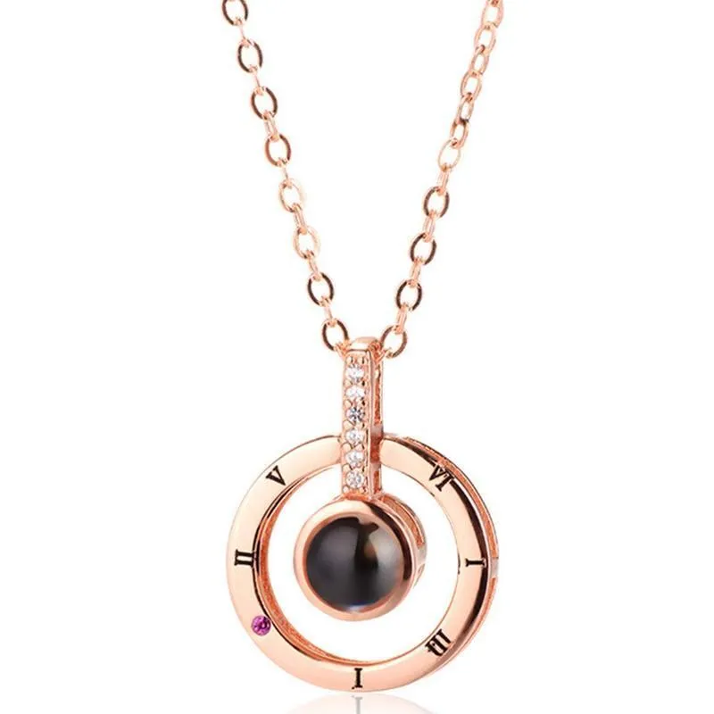 Amare™ 100 Languages "I LOVE YOU" Ring, Necklace