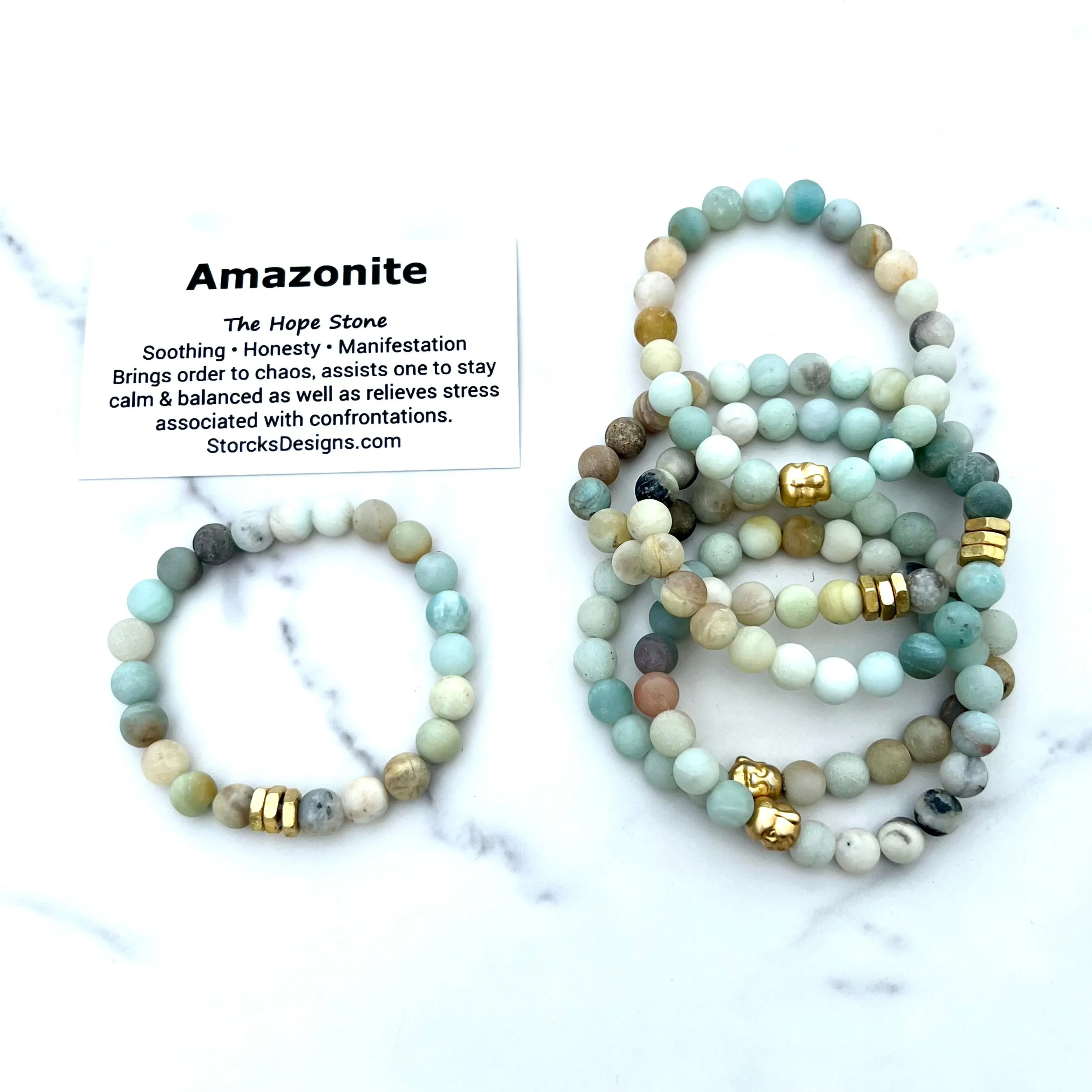 Amazonite Beaded Bracelet