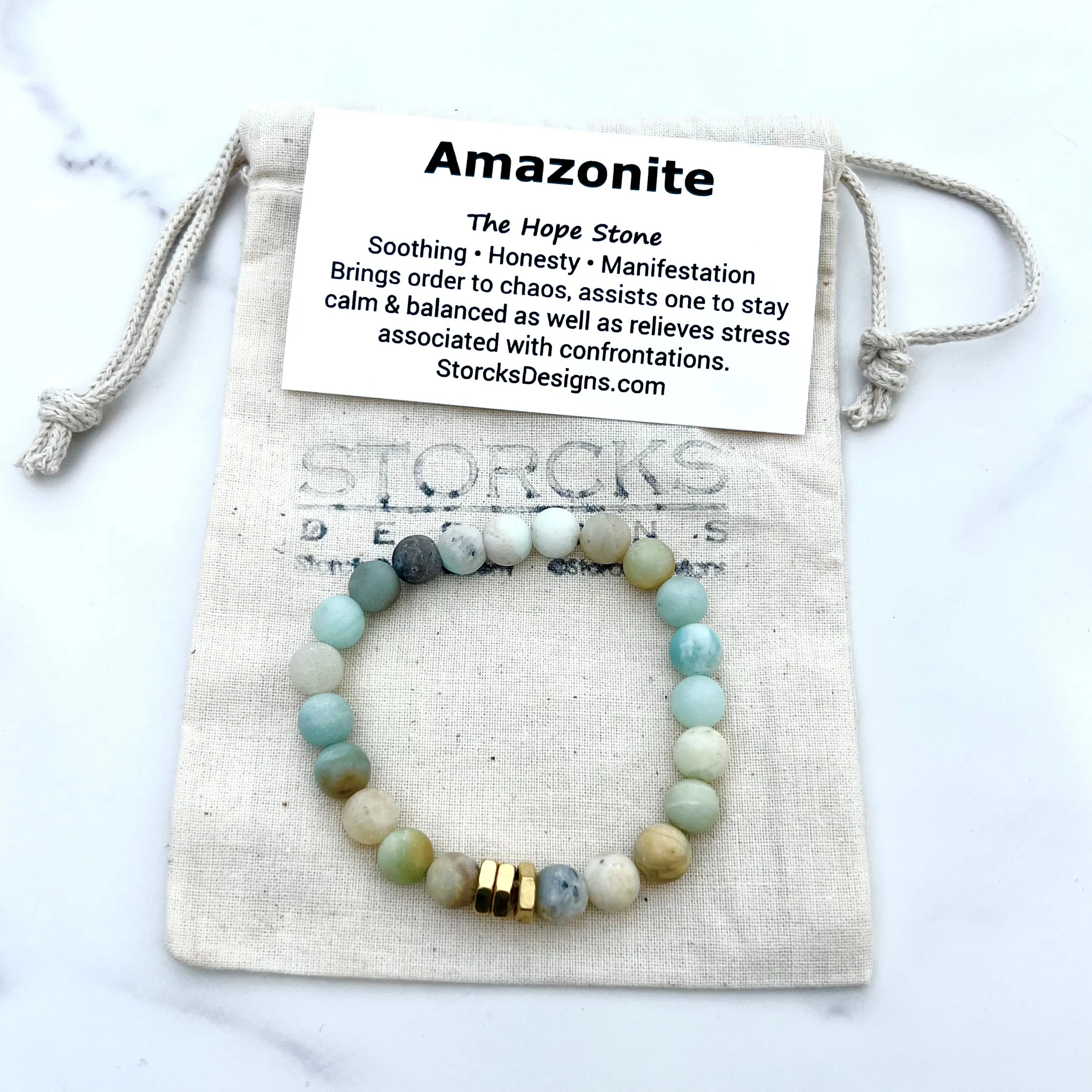 Amazonite Beaded Bracelet