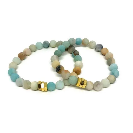Amazonite Beaded Bracelet