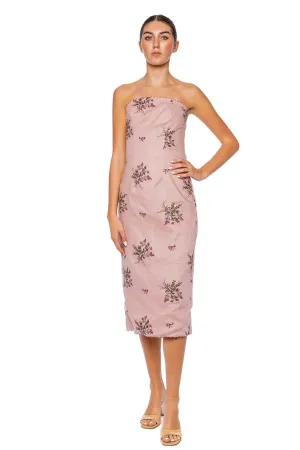 Armonia Wisteria Strapless Midi Dress