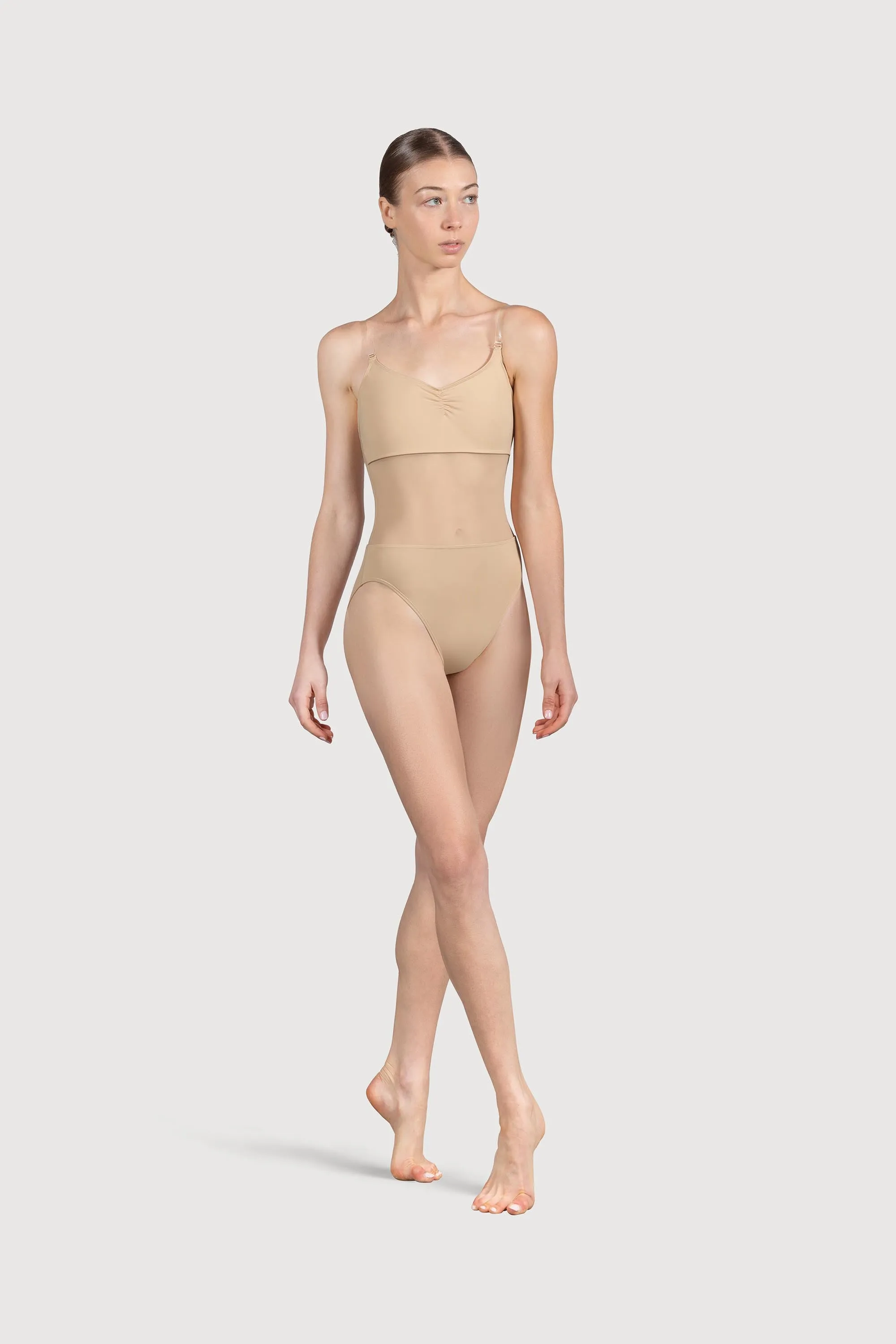 B53377 - Bloch Cordelia Mesh Panel Womens Body Liner