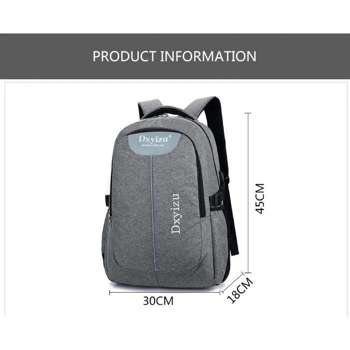 Backpack USB Charging <br> Canvas