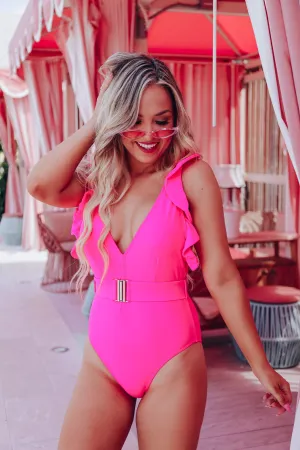 Bahama Babe One Piece Swimsuit - Pink