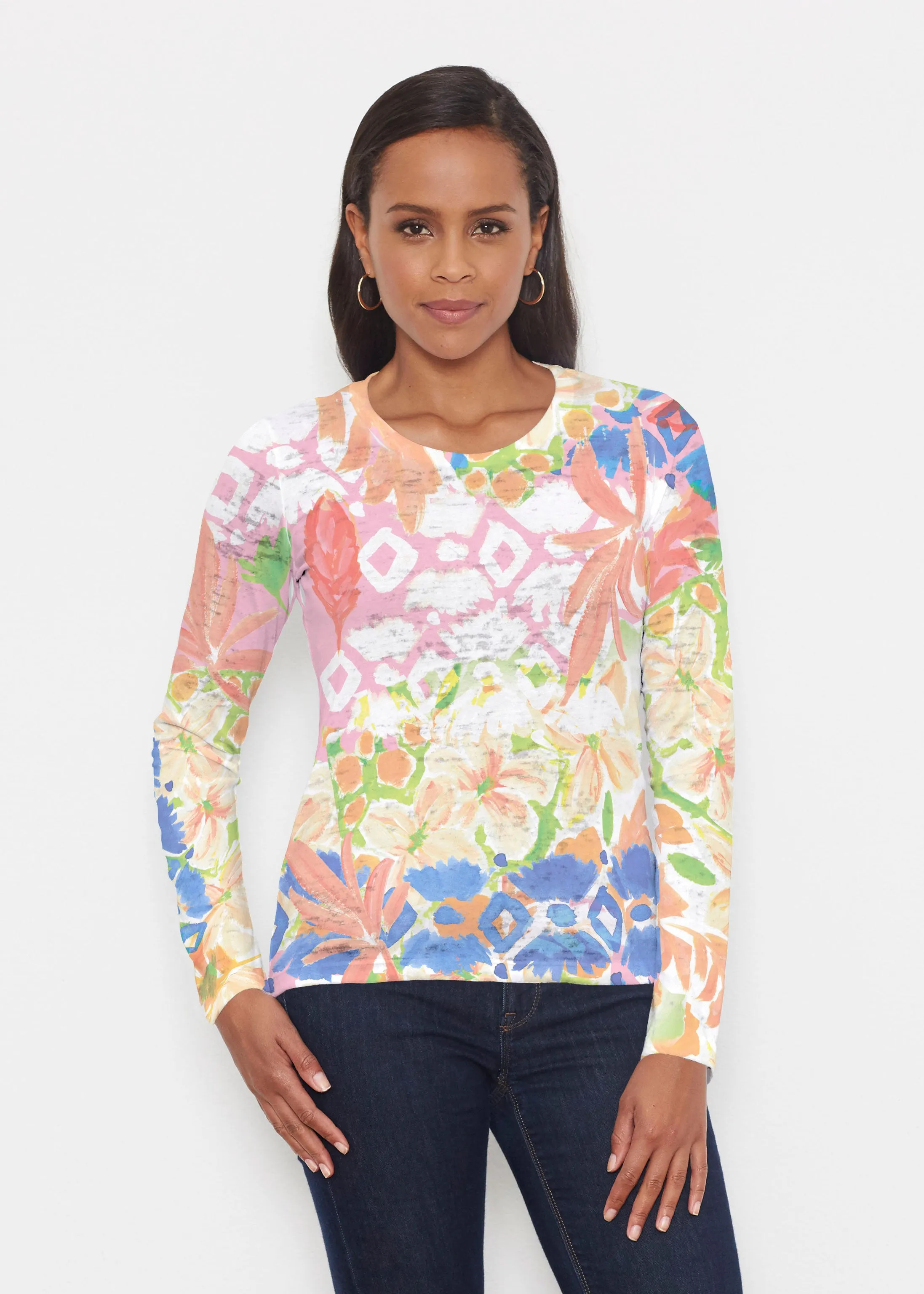 Bali (17254) ~ Signature Long Sleeve Crew Shirt