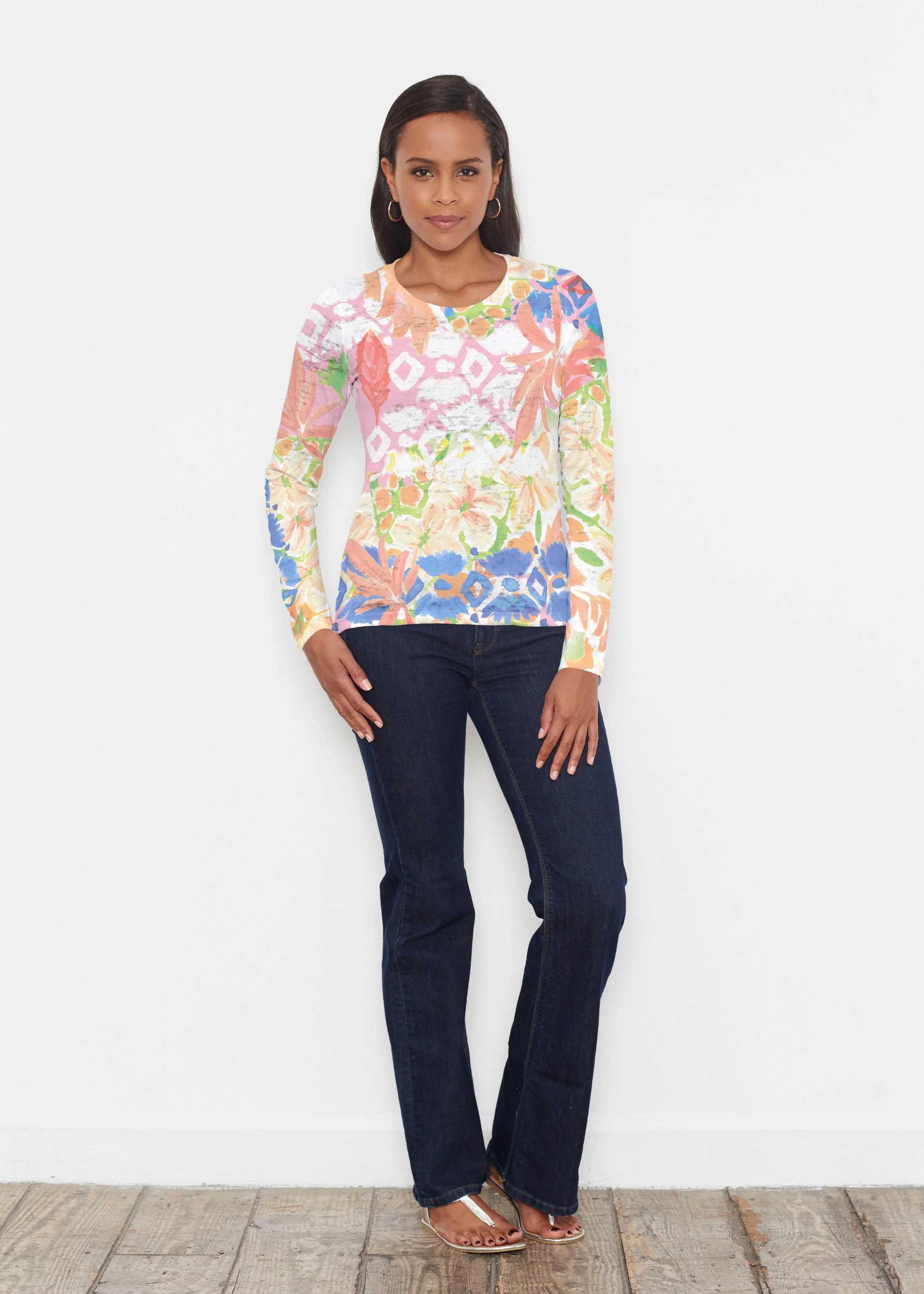 Bali (17254) ~ Signature Long Sleeve Crew Shirt