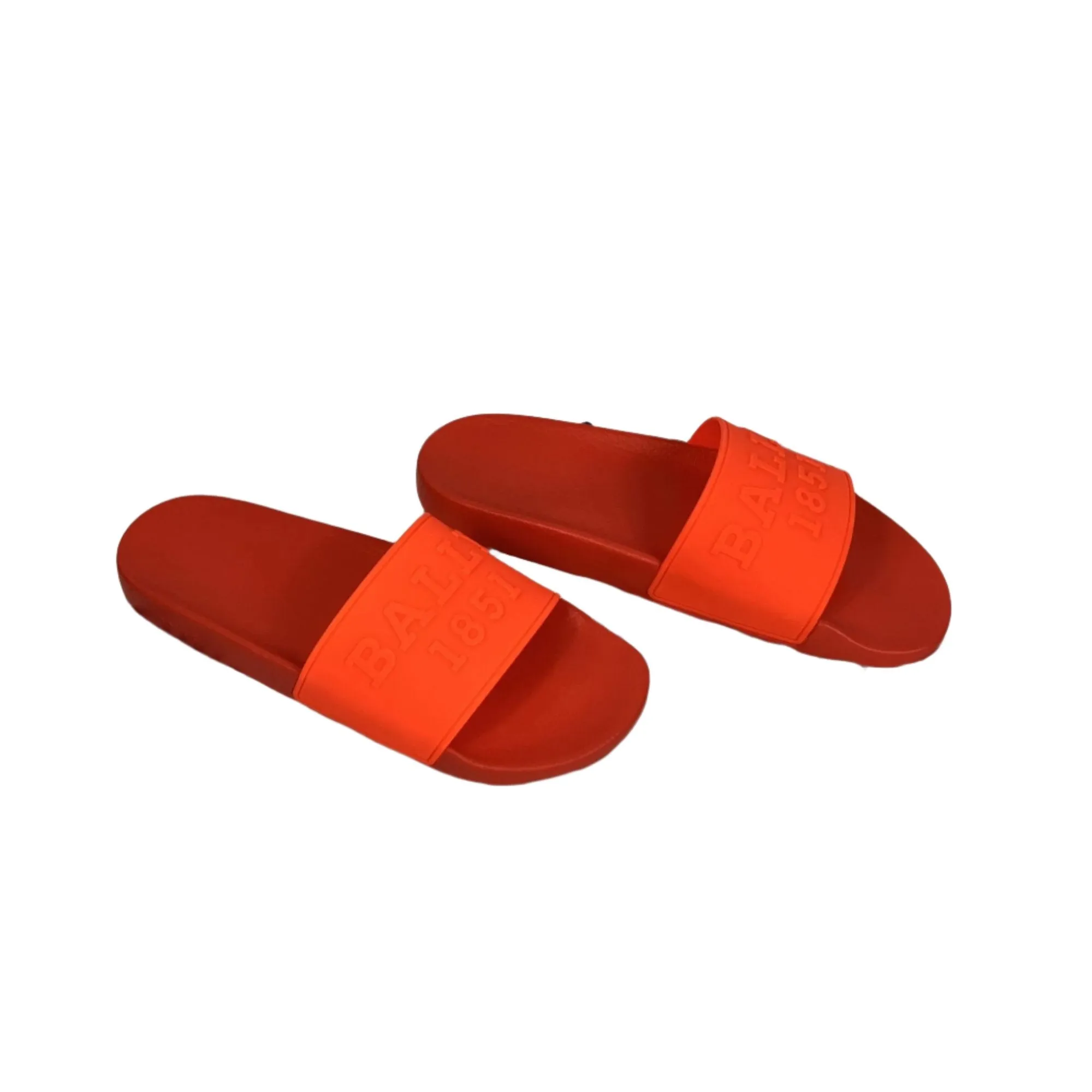 Bally Slaim Arancio Rubber Sandals
