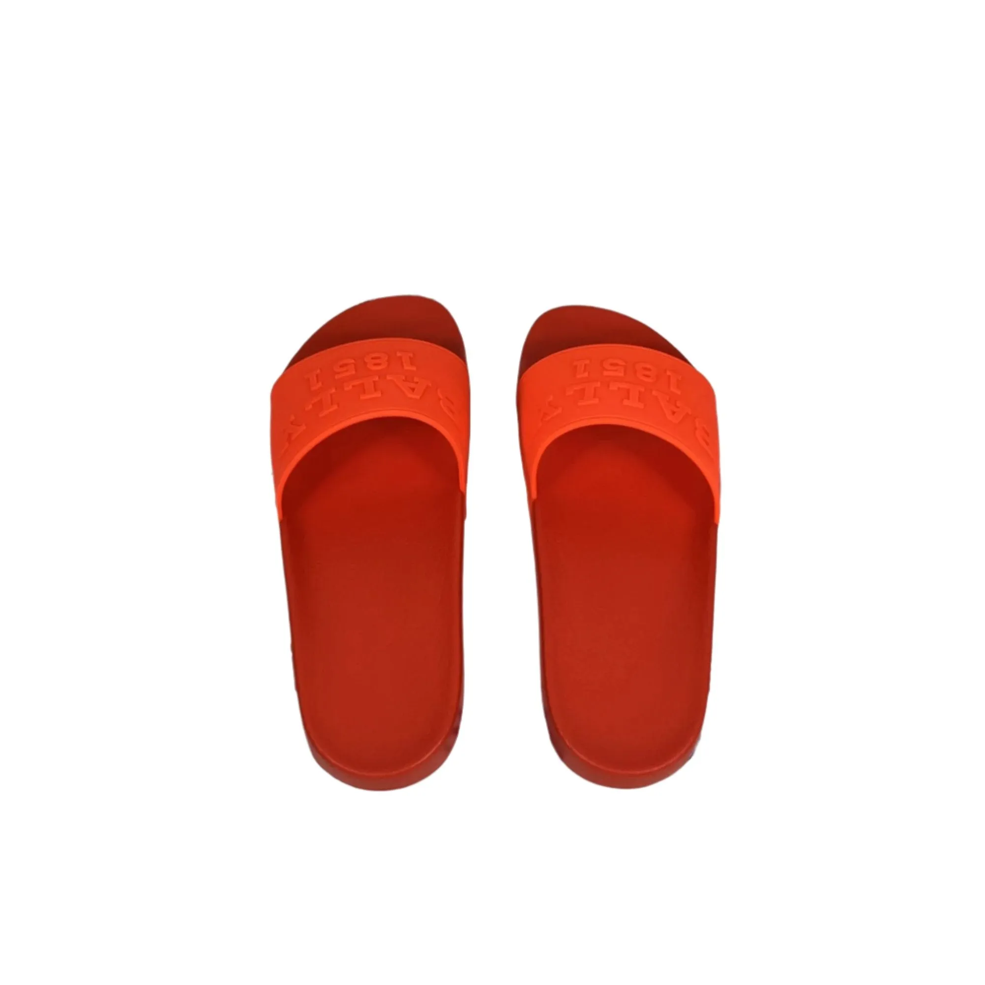 Bally Slaim Arancio Rubber Sandals