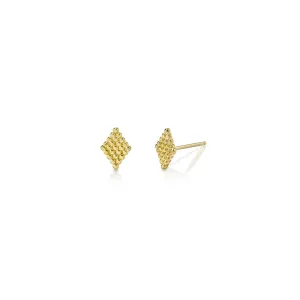 Beaded Diamond Shaped Studs