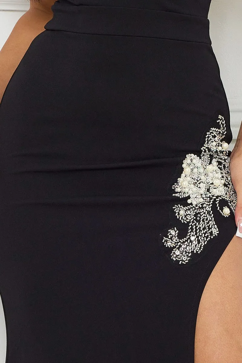 Beaded Embroidered Dress
