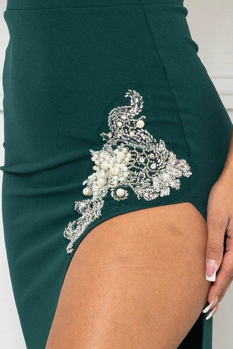Beaded Embroidered Dress