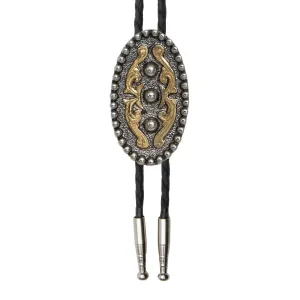 Beaded Oval Bolo