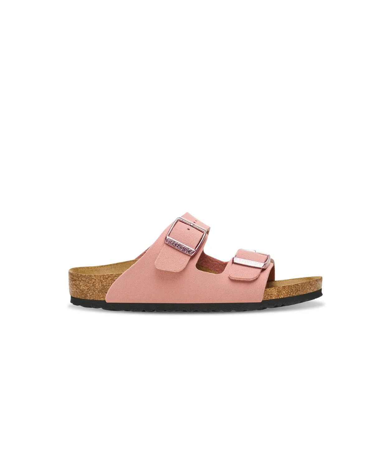 Birkenstock Kids Arizona BirkiBuc Pink Clay Sandals