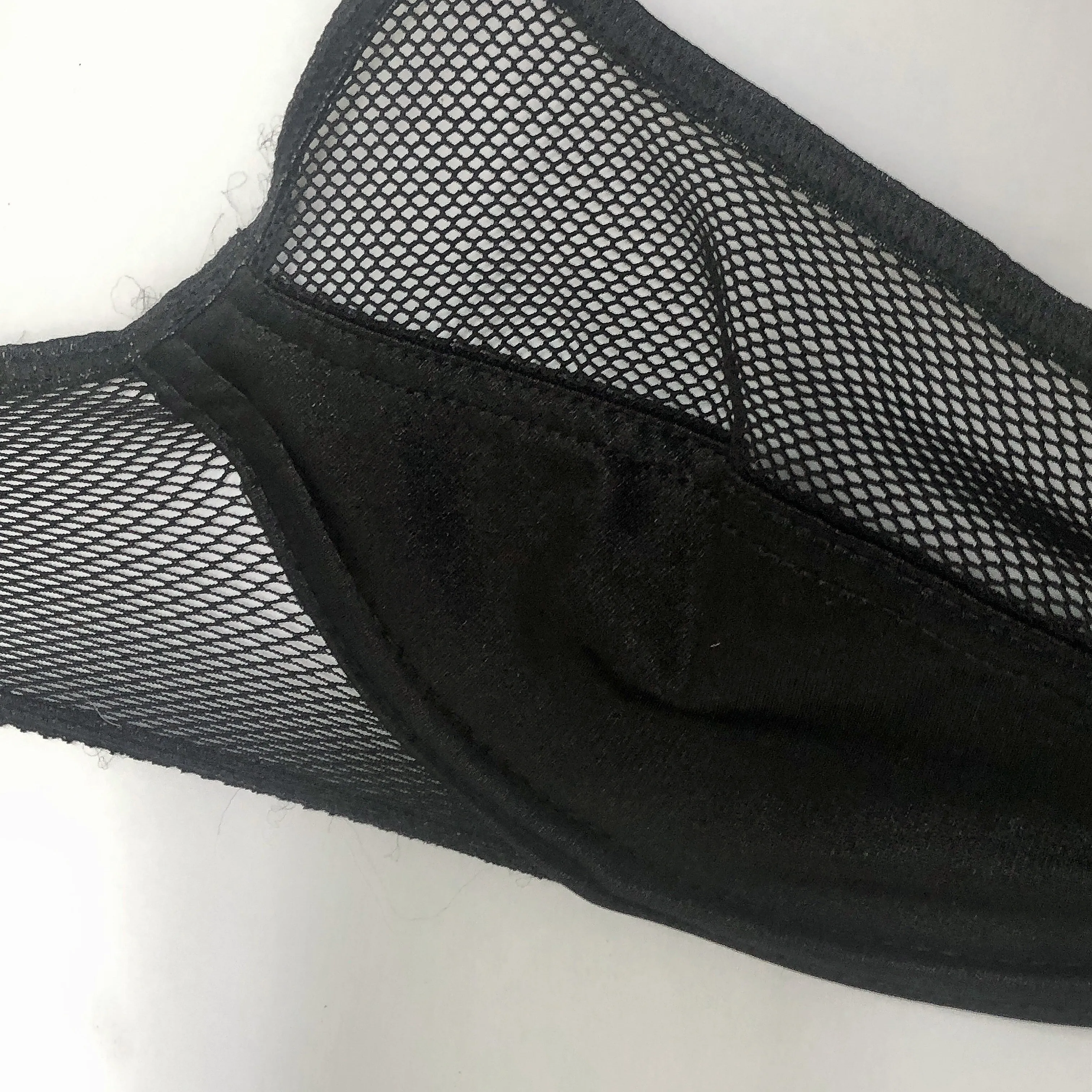 Black Mesh Bra