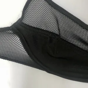 Black Mesh Bra
