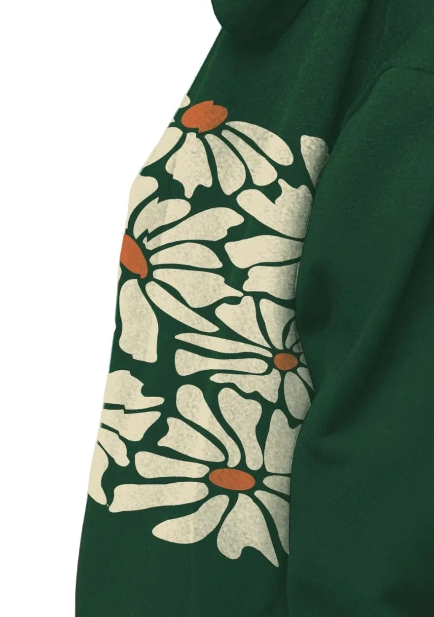 Bloomscape Dreams Dropped Shoulder Floral Graphic Hoodie