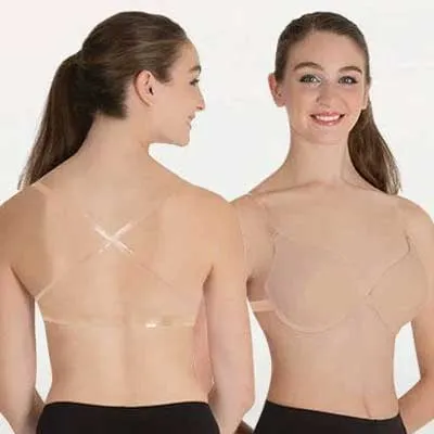 Body Wrappers Underwire Padded Bra - Clear Back Strap - 297 - Women's