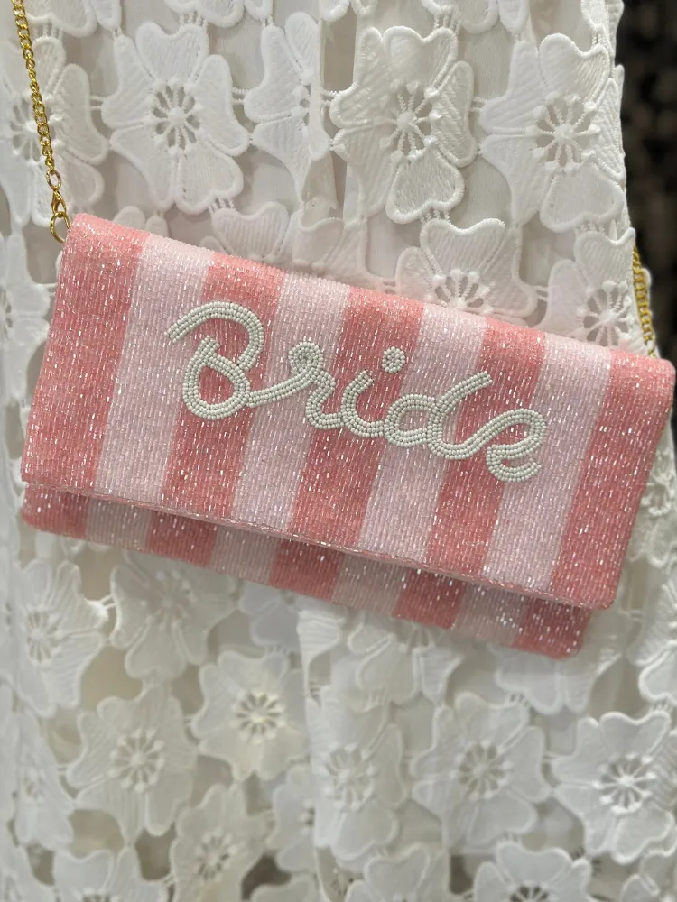 Bride Envelope Clutch - Pink