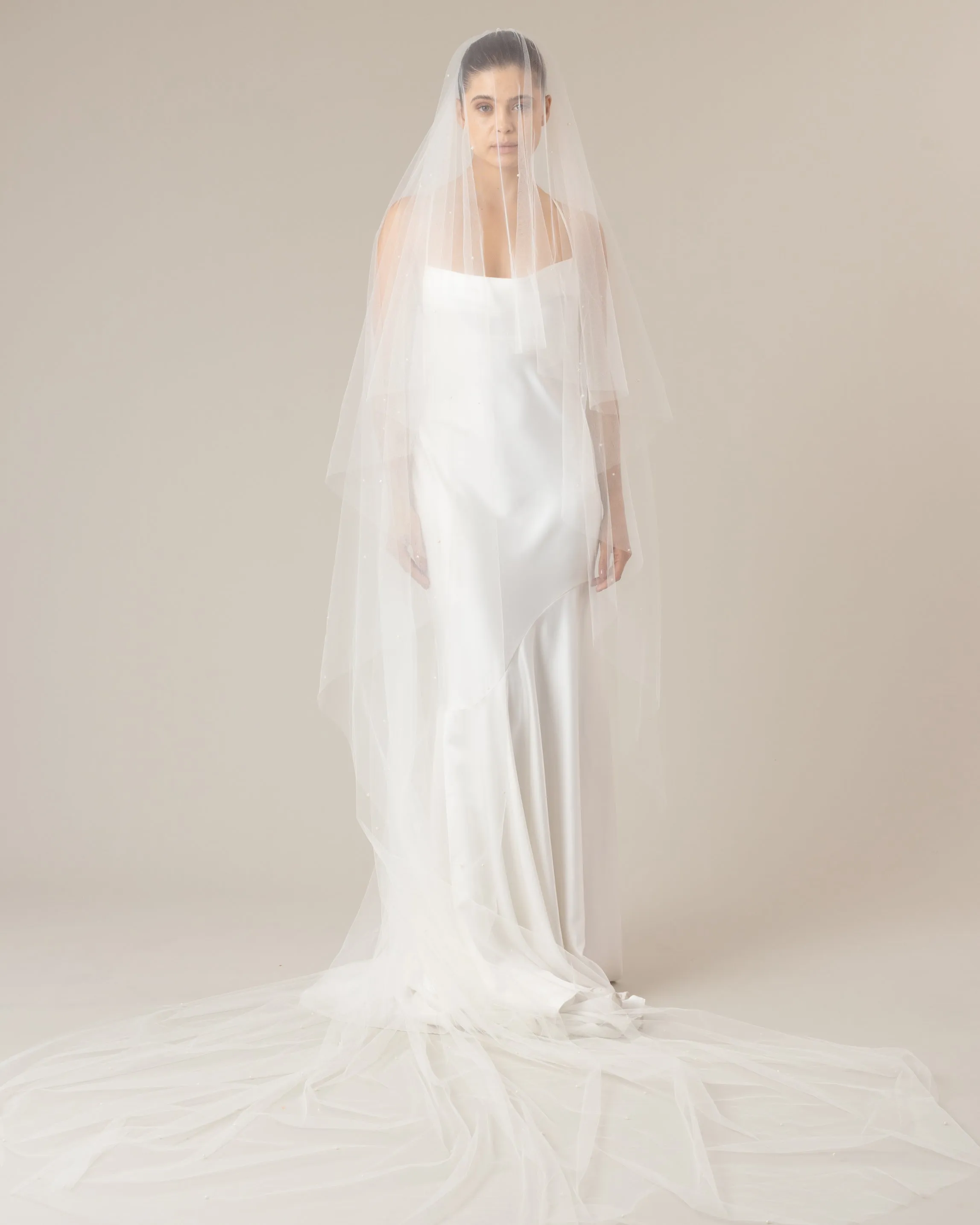BRILLO PEARL VEIL WITH BLUSHER