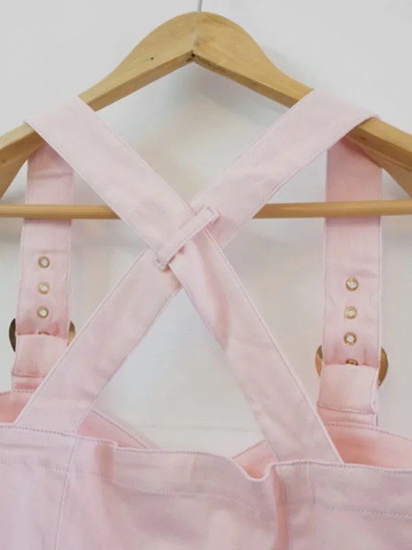 candy heart adjustable strap dress