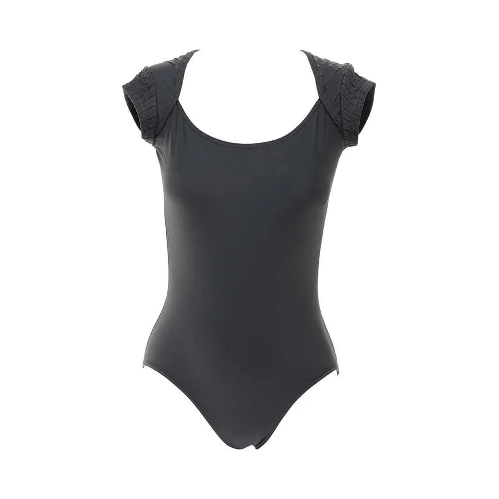 Capezio 10486W West Side Leotard - Womens Medium in Smoke