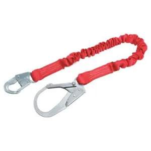 Capital Safety PRO Stretch Shock Absorbing Lanyards, 6 ft, Self-Locking Snap Hook, 310 lb, 70007437257