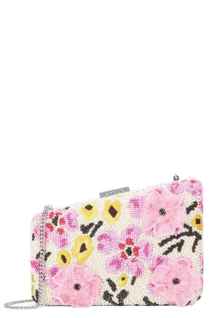 Carmella Beaded Clutch in Blossom Floral