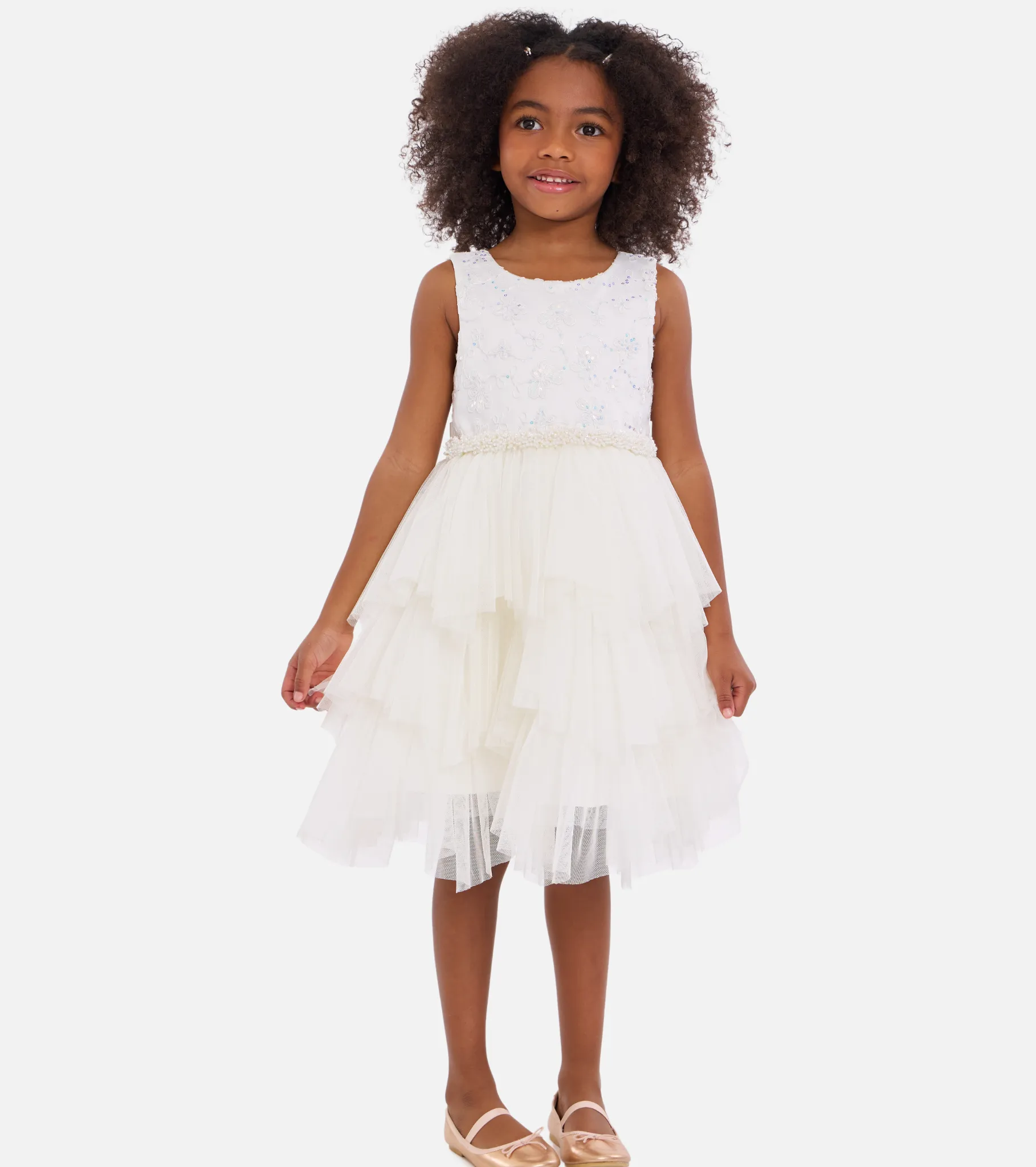 Celia Embroidered Party Dress