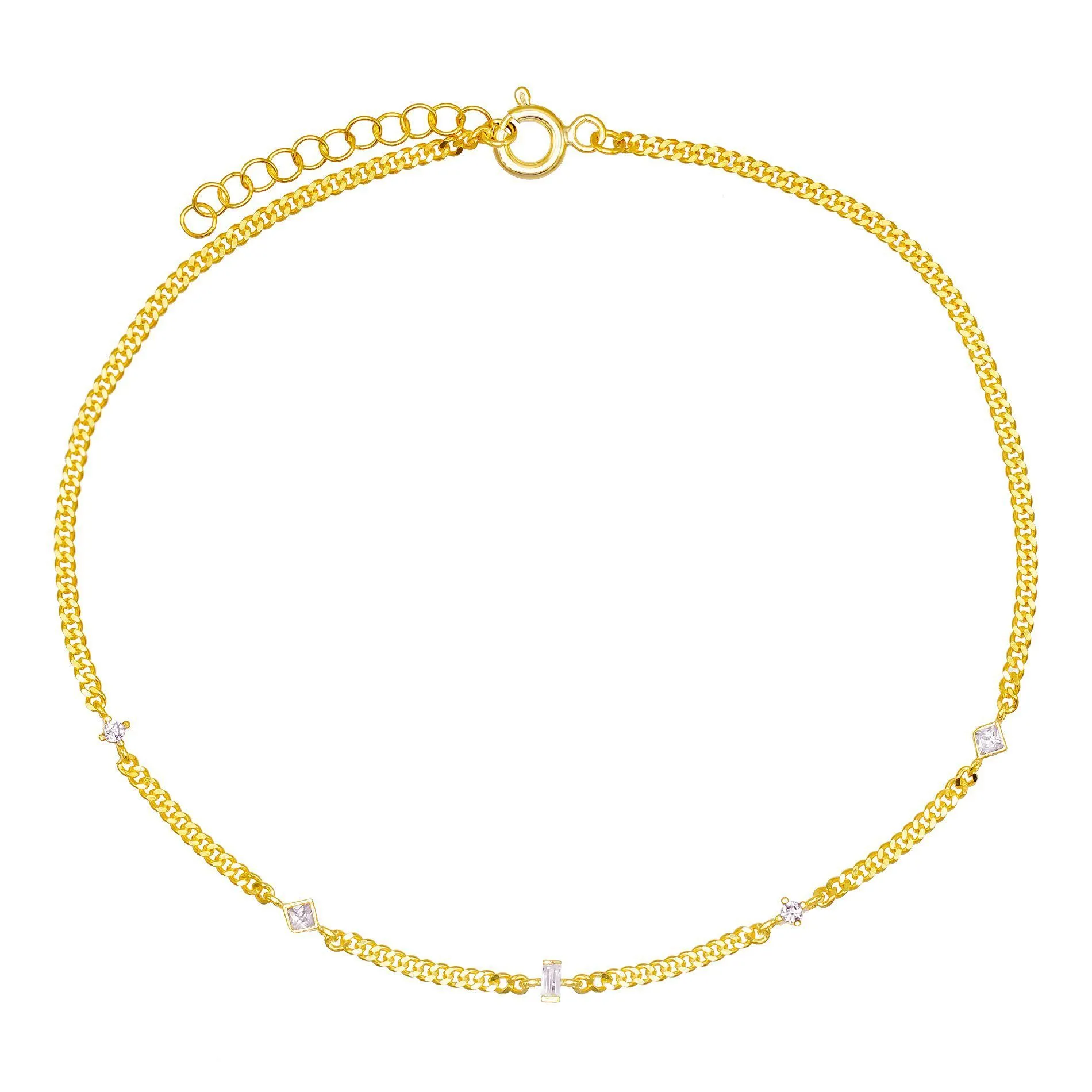 Chain Stone Anklet