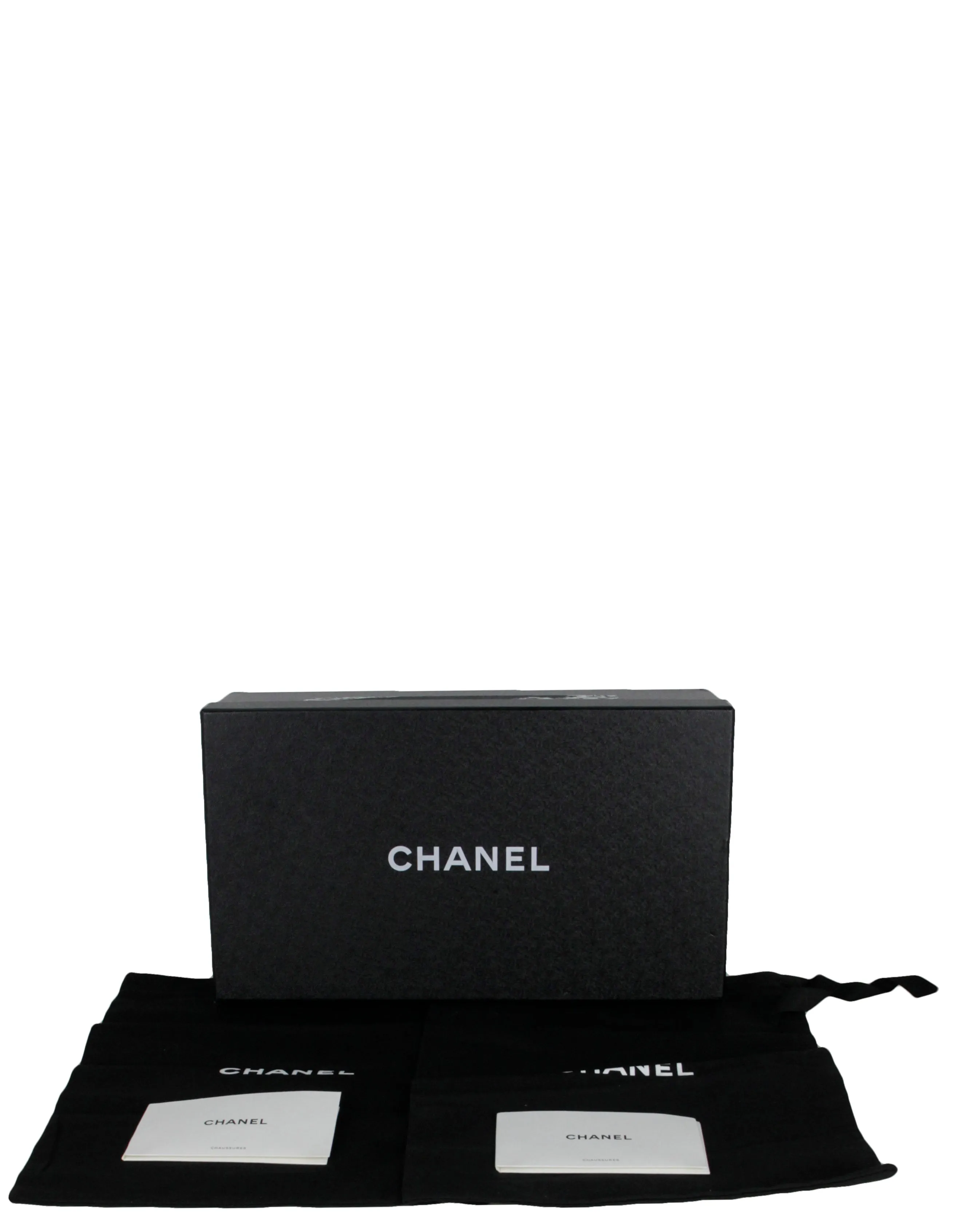 Chanel Black Kid Suede Chain Sandals sz 38.5