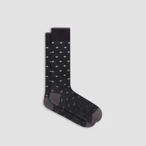 Chevron Geometric Mid-Calf Socks