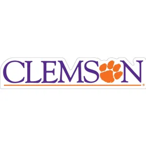 Clemson Script 10 inch Decal